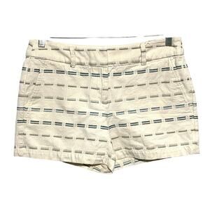 Ann Taylor Loft 4 Inch Shorts Blue Pink Tan Shorts Womens 0 Cotton Acrylic Blend